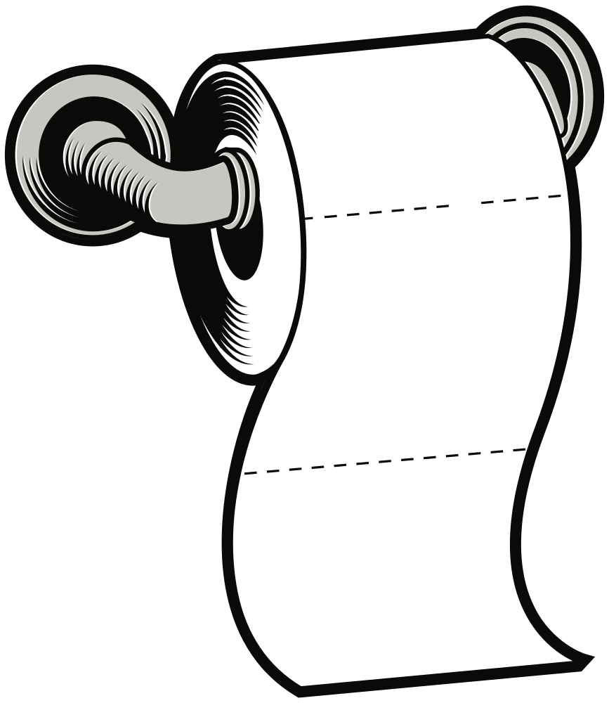 OnlineLabels Clip Art - Toilet Paper
